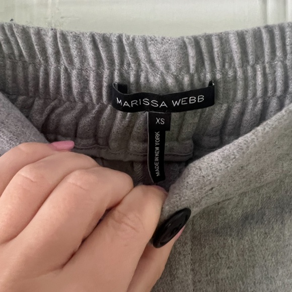 Marissa Webb Grey Wool/Silk Pant - Picture 6 of 6